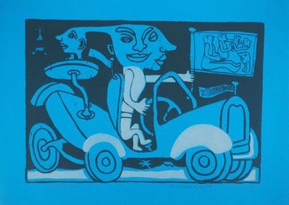 Yvon TAILLANDIER (1926-2018)
The Traveler,...