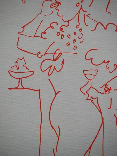 Jean COCTEAU (1889-1963)
Le Buffet Gourmand,...