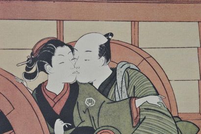 Suzuki HARUNOBU (1725 -1770)
Surprised couple,...