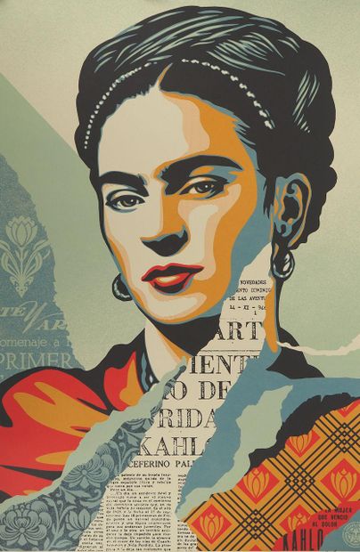 Shepard Fairey (born 1970)
Frida Khalo, 2021
Original...