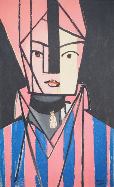 D'après Henri MATISSE (1869-1954)
Portrait...
