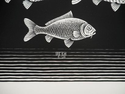M.C. ESCHER (1898-1972)
Between Sky and Water,...