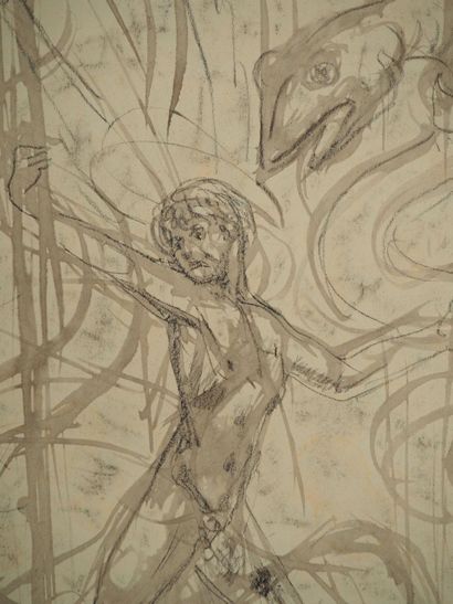 Edouard GOERG (1893-1969)
The Heavenly Jerusalem,...