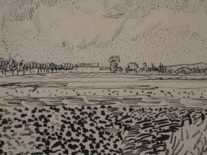 After Vincent VAN GOGH (1853-1890)
Fields...