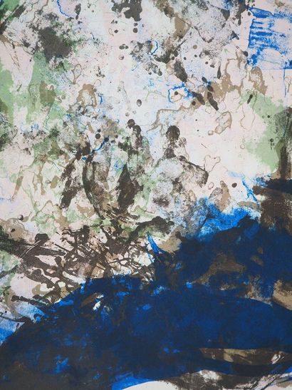 ZAO Wou-Ki (1920-2013)
Composition bleue,...