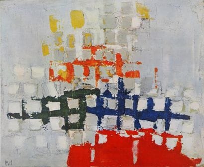 Nicolas DE STAEL (1914-1955)
Abstract composition,...