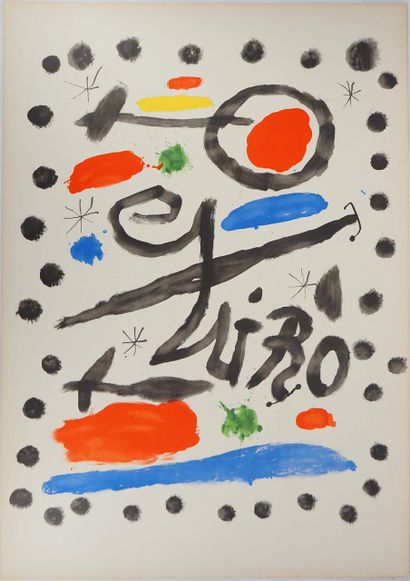 Joan MIRO (1893-1983)
Composition surréaliste,...