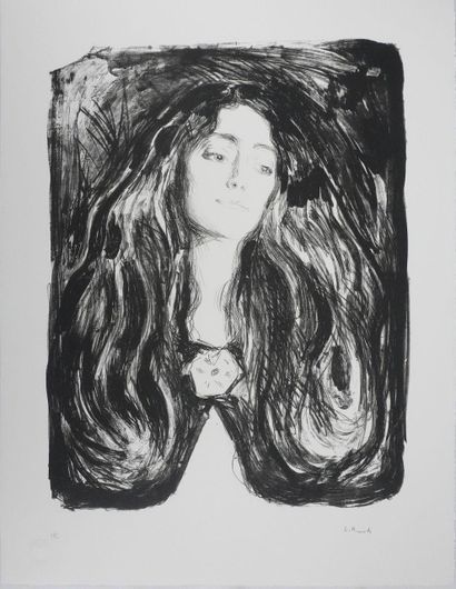 D'après Edvard Munch (1863-1944)
Broche,...