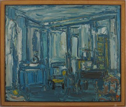 André COTTAVOZ (1922-2012)
Chambre bleue...