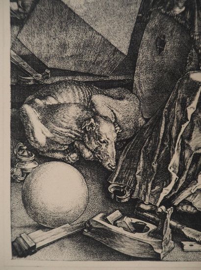 After Albrecht DURER (1471-1528)
Melencolia
Engraving
Signed...