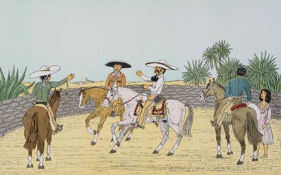 Vincent HADDELSEY (b. 1934)
Mexican Riders,...