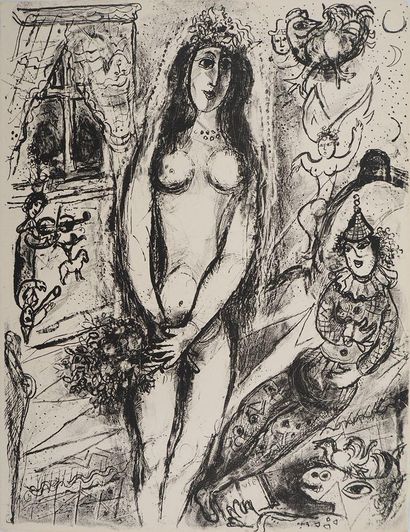 Marc CHAGALL (1887-1985)
Circus, The bride's...