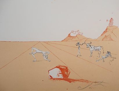 Salvador DALI (1904 - 1989)
Iberian Landscape:...