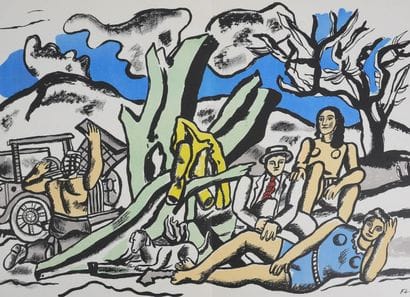 Fernand LEGER (1881-1955)
Travelers in the...
