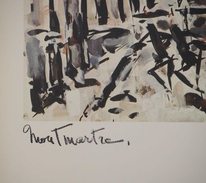 Gen PAUL (1895-1975)
Montmartre, Paris
Lithograph...