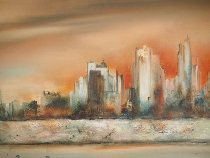 Bernard LOUEDIN (b. 1938)
Spider in the city,...