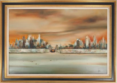 Bernard LOUEDIN (b. 1938)
Spider in the city,...