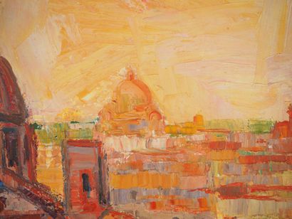 Pierre Yves LELARGE (1935-2016)
View of Rome...