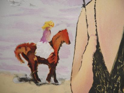 Ramon DILLEY (born 1932)
Couple on the beach
Original...