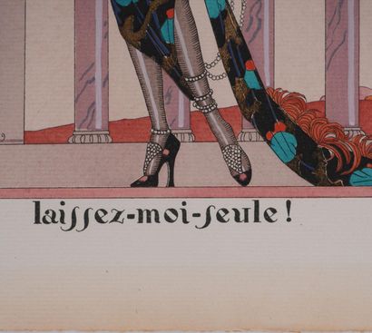 Georges BARBIER (1882-1932)
Laissez-moi seule,...
