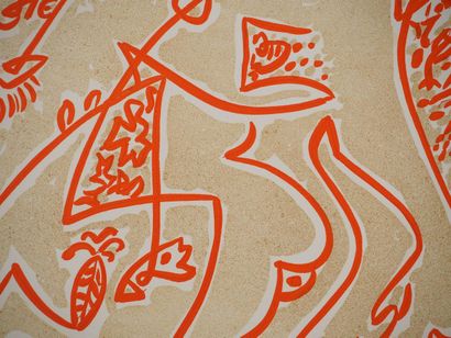 André MASSON (1896-1987)
Figures surréalistes
Gravure...