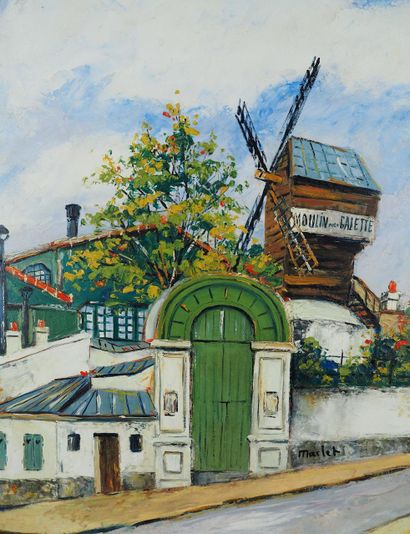 Elisée MACLET (1881-1962)
Montmartre: Moulin...