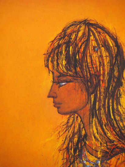 Jean CARZOU (1907-2000)
Female profile, 1962
Original...