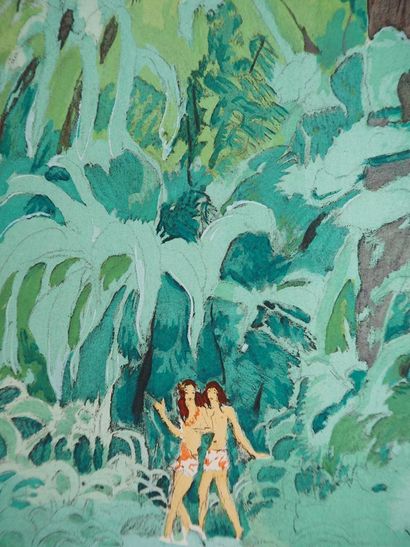 Jean-Gabriel DOMERGUE (1889-1968)
Tahitiennes...
