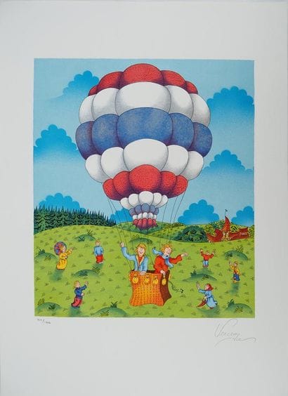 Bernard VERCRUYCE (born 1949)
The hot-air...
