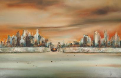 Bernard LOUEDIN (b. 1938)
Spider in the city,...