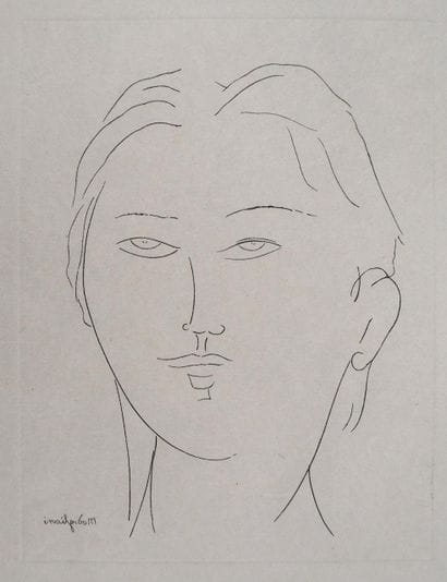 Amedeo MODIGLIANI (1884-1920)
Jeune femme,...