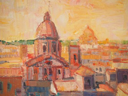 Pierre Yves LELARGE (1935-2016)
View of Rome...