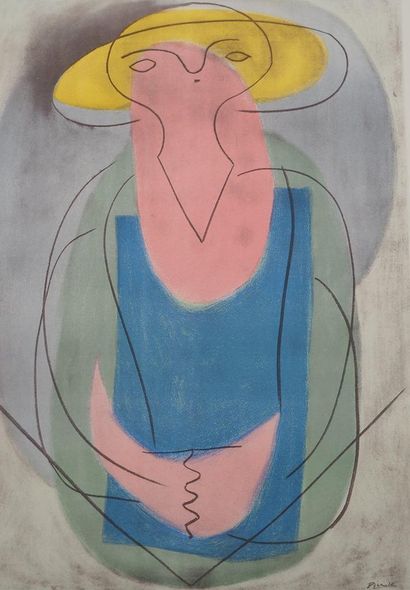 After Pablo PICASSO (1881-1973)
Portrait...