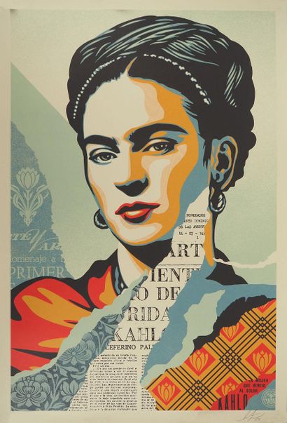 Shepard Fairey (born 1970)
Frida Khalo, 2021
Original...
