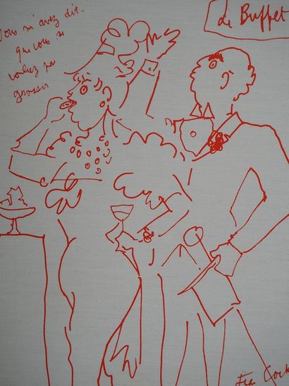 Jean COCTEAU (1889-1963)
Le Buffet Gourmand,...