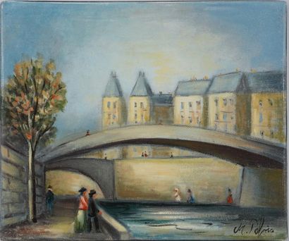Michel PABOIS (né en 1939)
Paris, Vue sur...