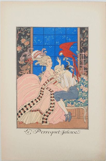 Georges BARBIER (1882-1932)
The Jealous Parrot,...