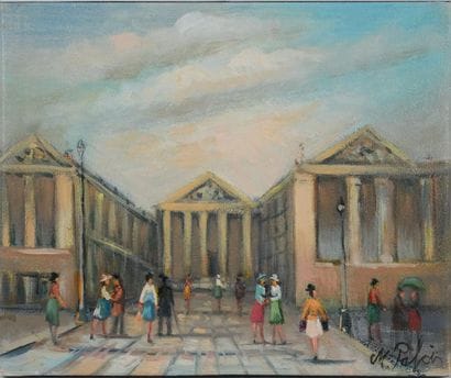 Michel PABOIS (né en1939)
Paris, L'église...