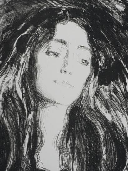 D'après Edvard Munch (1863-1944)
Broche,...