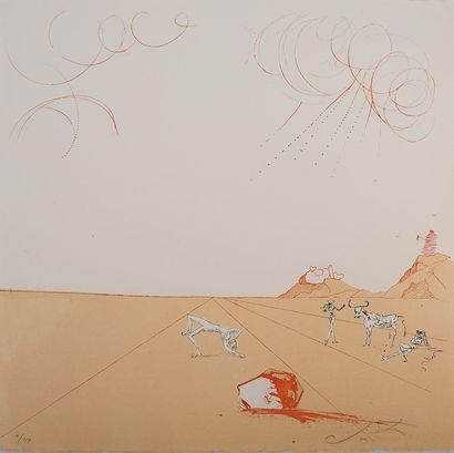 Salvador DALI (1904 - 1989)
Iberian Landscape:...