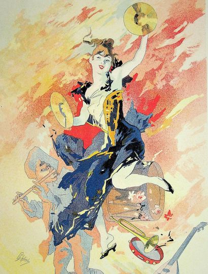Jules CHERET (1836-1932)
Musicians in the...