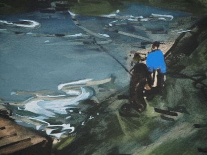 Maurice DE VLAMINCK(1876-1958)
Berges, 1951
Etching...