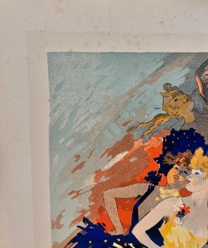 Jules CHERET (1836-1932)
Dancers in the air,...