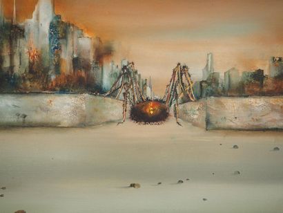 Bernard LOUEDIN (b. 1938)
Spider in the city,...