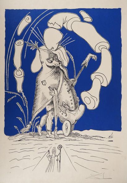 Salvador DALI (1904-1989)
Pantagruel, Pope...