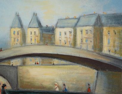 Michel PABOIS (né en 1939)
Paris, Vue sur...
