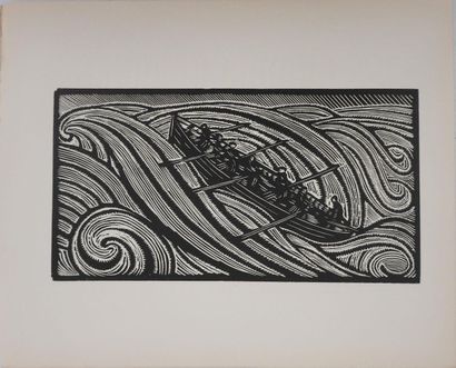 René QUILLIVIC (1879-1969) 
Sailors, 1929
Original...