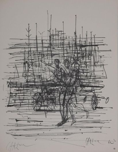 Jean CARZOU (1907-2000) 
L'Evènement, Le...