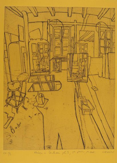 Pierre COLLIN (born 1956)
The workshop at...