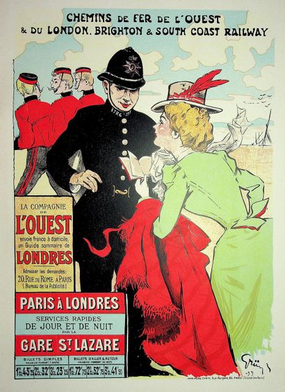 Jules GRUN (1868-1938)
London Railway Company,...